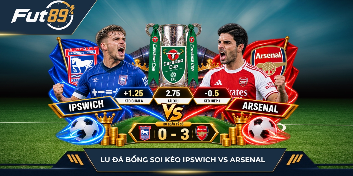 Lu Đá Bổng soi kèo Ipswich vs Arsenal