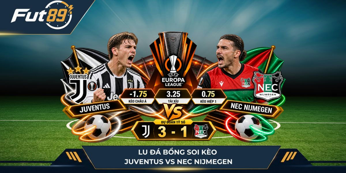 Lu Đá Bổng soi kèo Juventus vs NEC Nijmegen