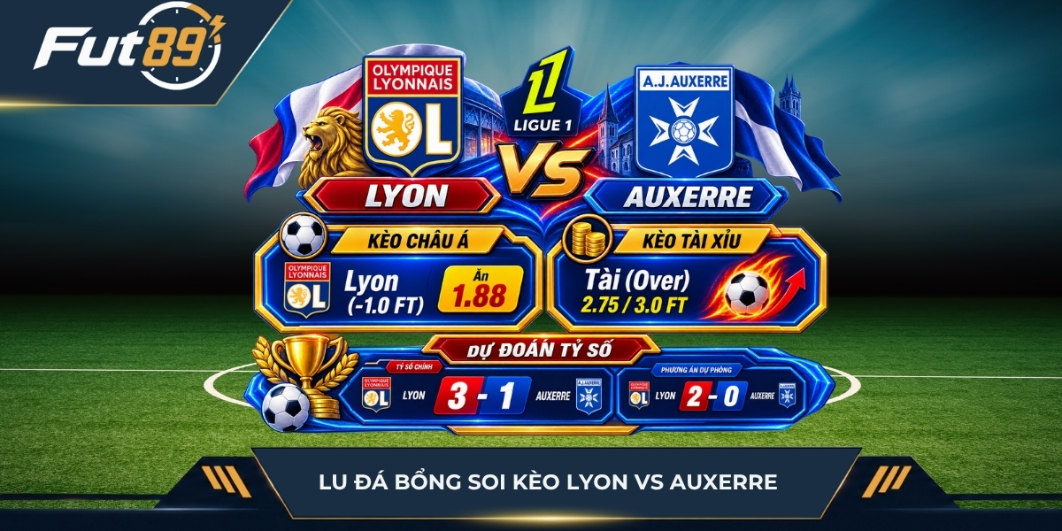 Lu Đá Bổng soi kèo Lyon vs Auxerre