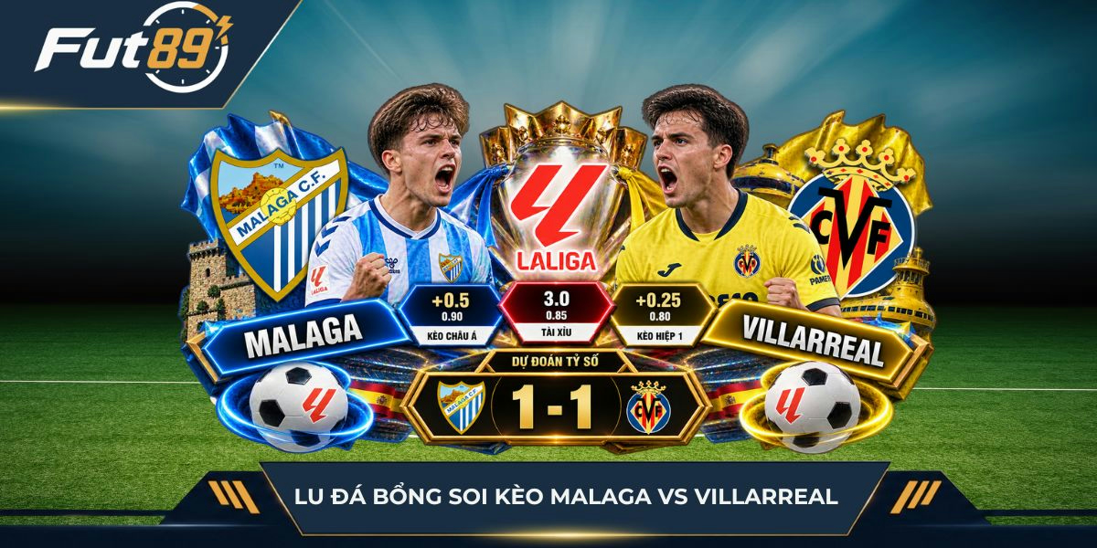 Lu Đá Bổng soi kèo Malaga vs Villarreal