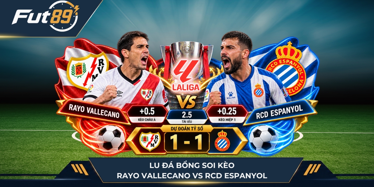 Lu Đá Bổng soi kèo Rayo Vallecano vs RCD Espanyol