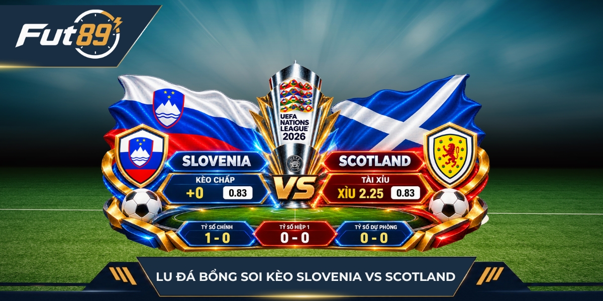 Lu Đá Bổng soi kèo Slovenia vs Scotland