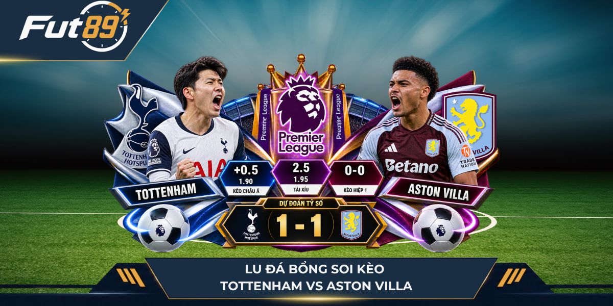 Lu Đá Bổng soi kèo Tottenham vs Aston Villa