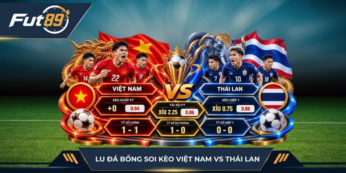 Lu Đá Bổng soi kèo Việt Nam vs Thái Lan