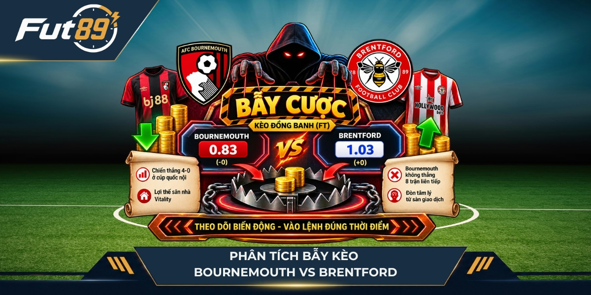 Phân tích bẫy kèo của Bournemouth vs Brentford