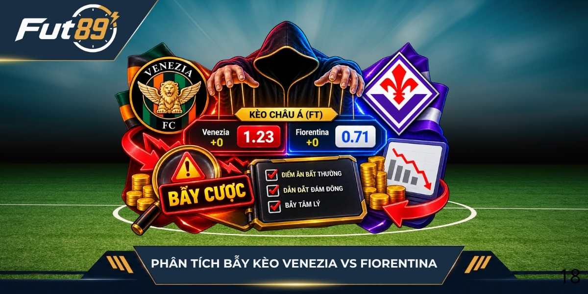 Phân tích bẫy kèo trận Venezia vs Fiorentina