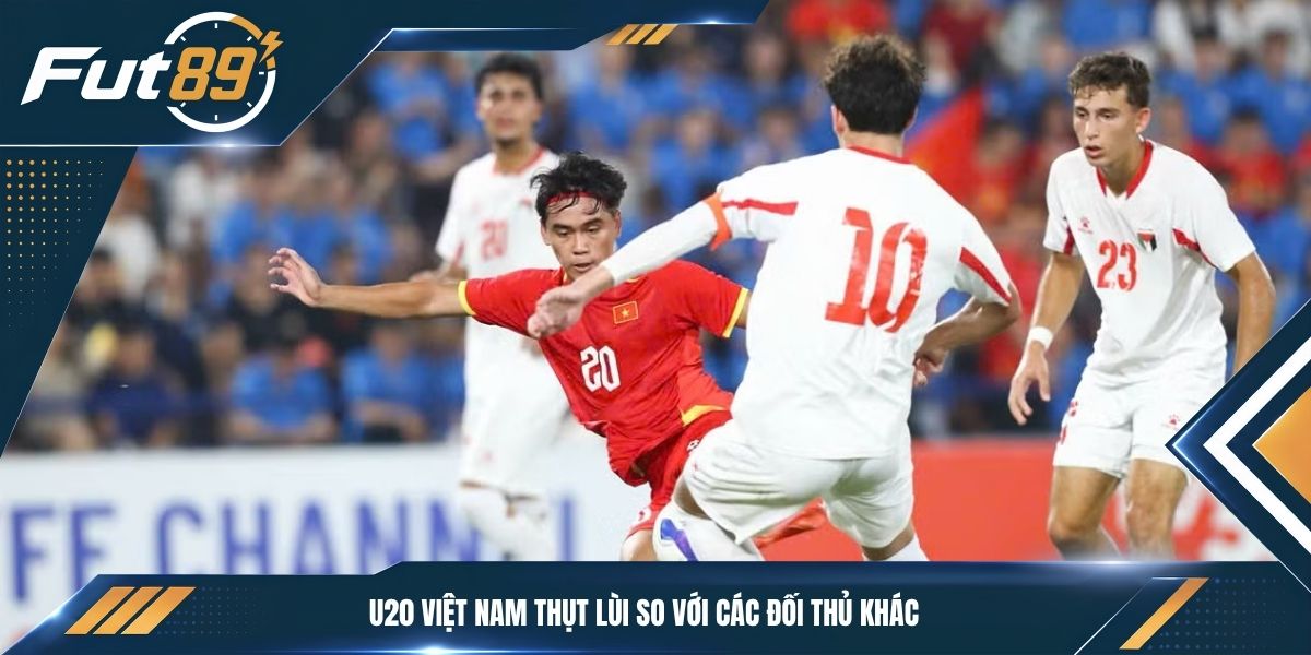 U20 Việt Nam thụt lùi so với các đối thủ khác