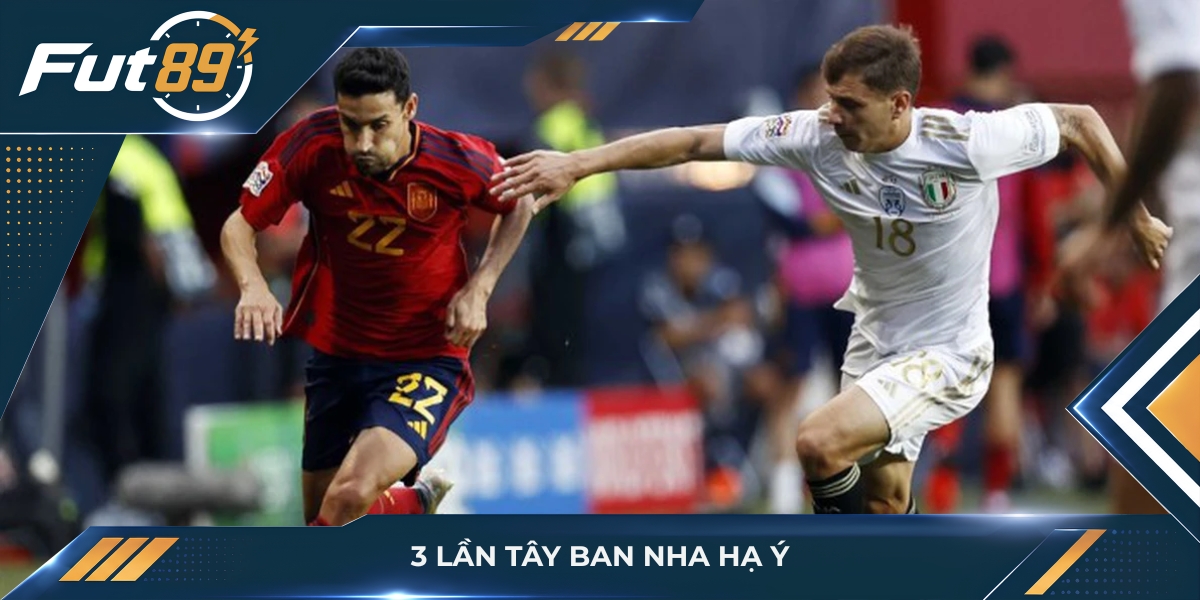 Tây Ban Nha gặp Ý liên tiếp 3 lần