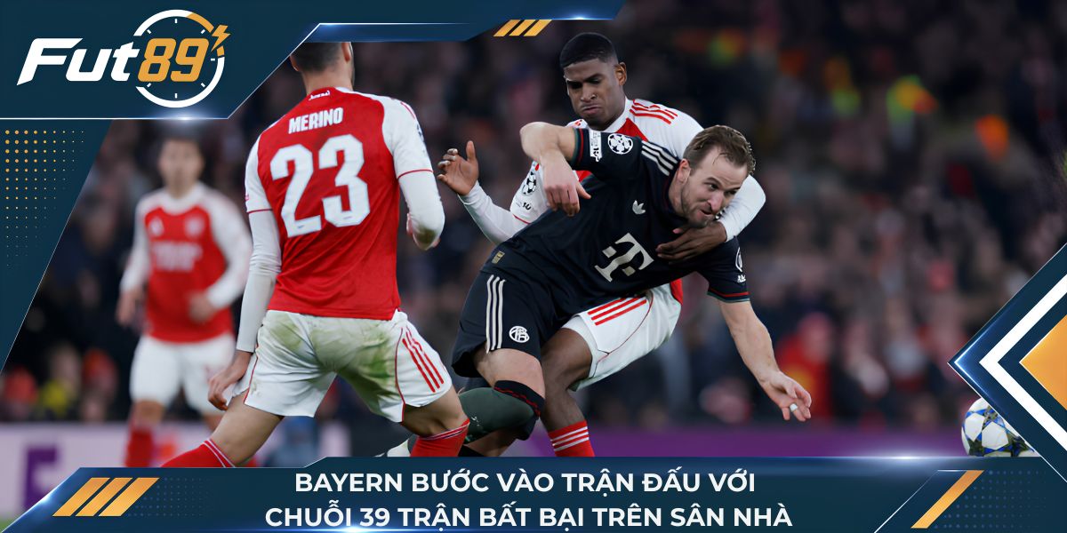 Bayern bước vào trận đấu với chuỗi 39 trận bất bại trên sân nhà ở vòng bảng và vòng phân hạng Champions League