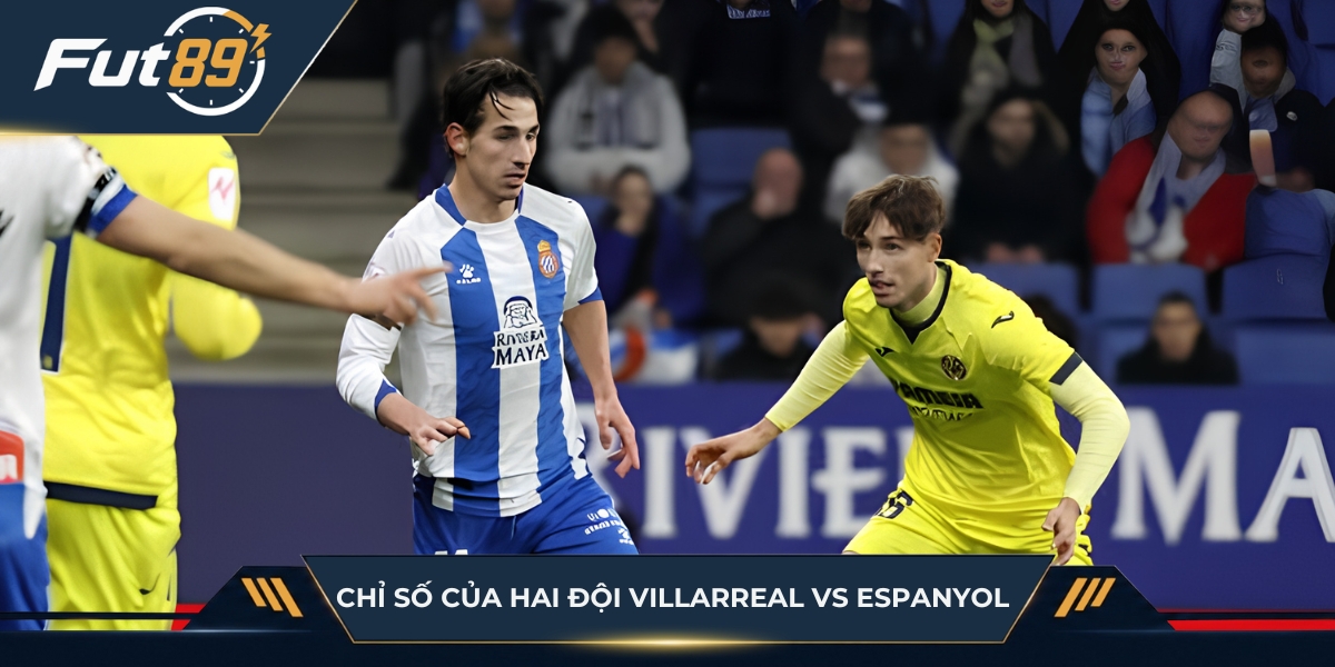 Chi tiết dữ liệu chuyên sâu Villarreal vs Espanyol