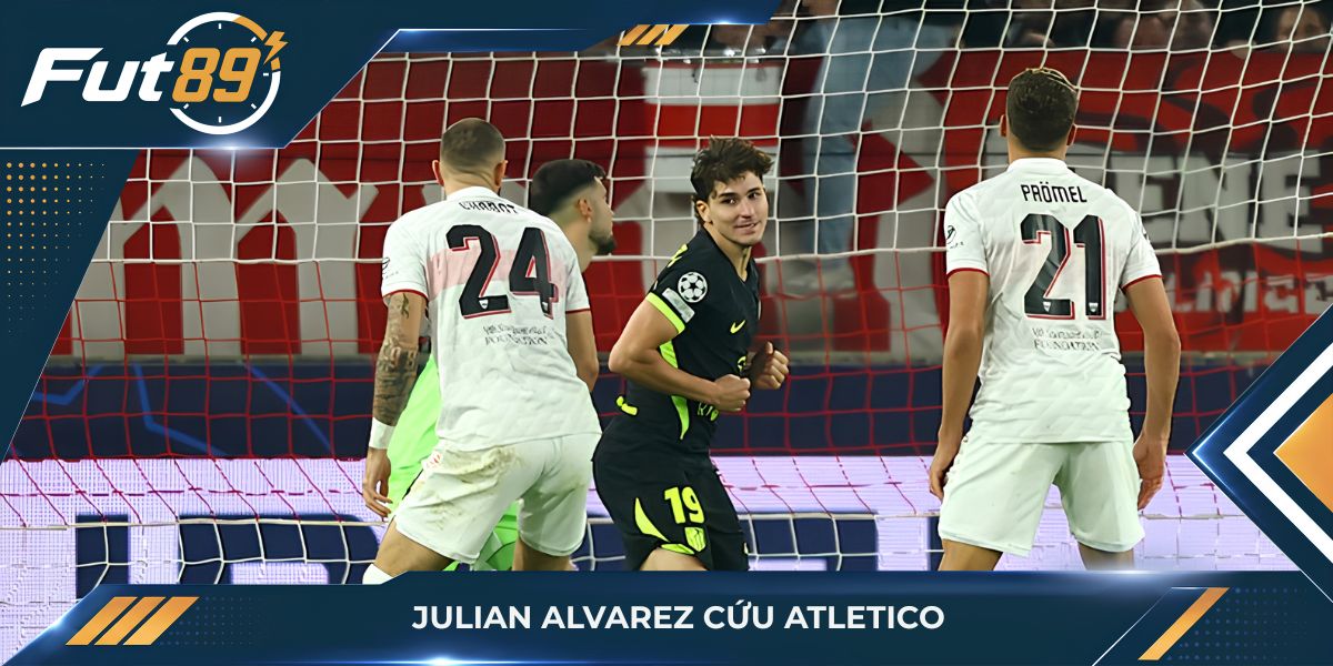Julian Alvarez cứu Atletic