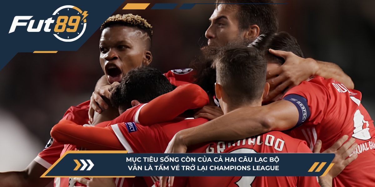 Lyon lẫn Benfica dốc toàn lực cho sân chơi châu lục vào thời điểm này là toan tính có phần vội vã
