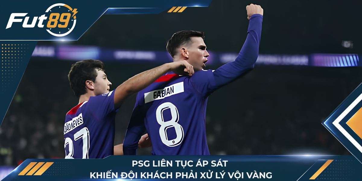 PSG áp đảo đội khách tuyệt đối