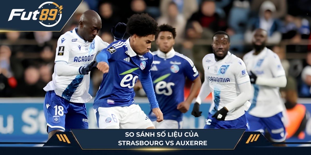 So sánh xG và xGA của Strasbourg vs Auxerre