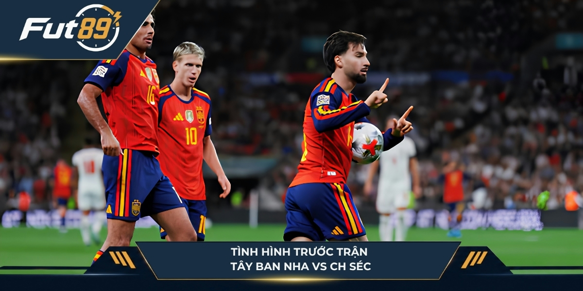 Tình hình trước trận Tây Ban Nha vs CH Séc