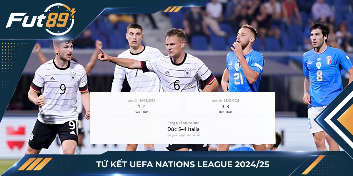 Kết quả tứ kết mùa giải UEFA Nations League 2024/25
