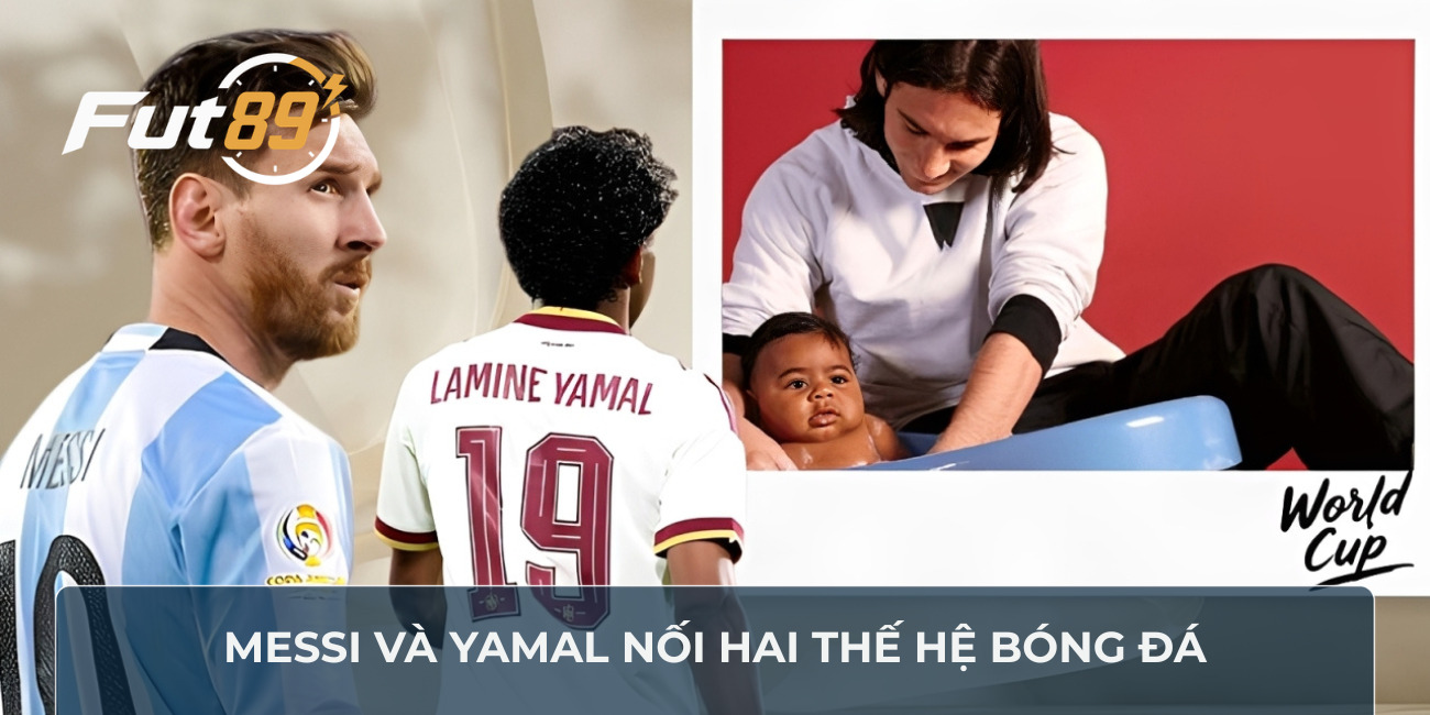 Messi và Yamal nối hai thế hệ bóng đá