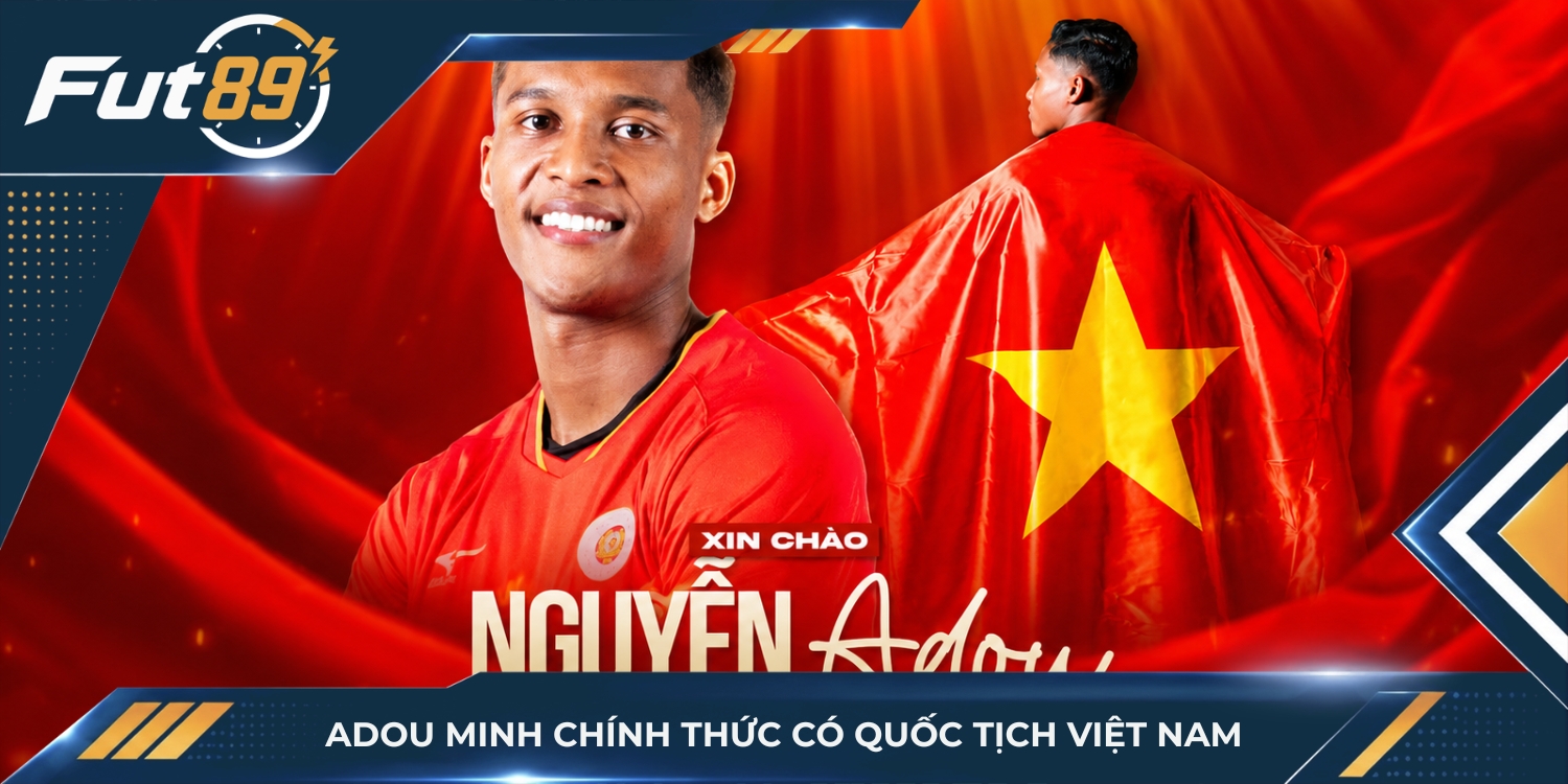Adou Minh chính thức có quốc tịch Việt Nam
