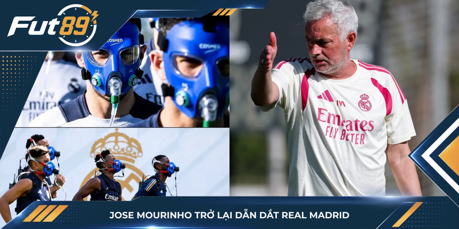 Jose Mourinho trở lại dẫn dắt Real Madrid