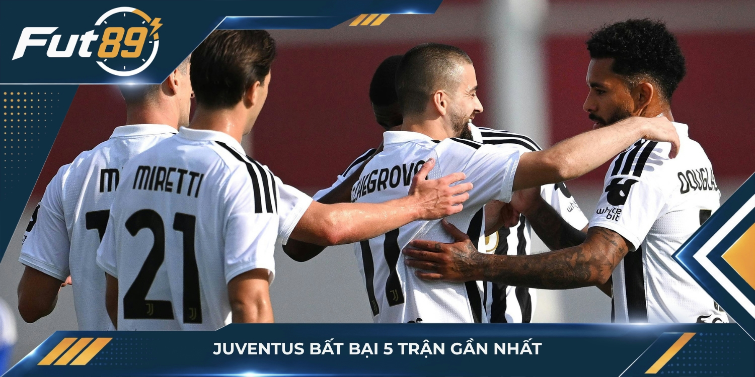Juventus bất bại 5 trận gần nhất trước vòng 2 Serie A