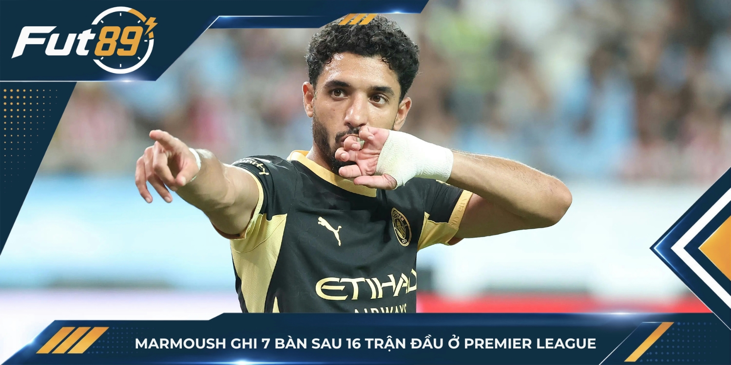 Marmoush ghi 7 bàn sau 16 trận đầu ở Premier League