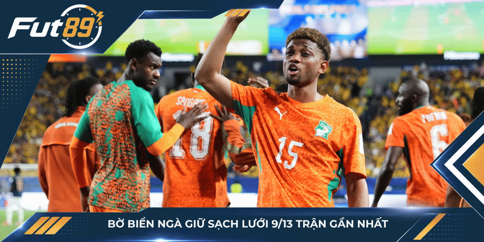 Bờ Biển Ngà giữ sạch lưới 9/13 trận gần nhất