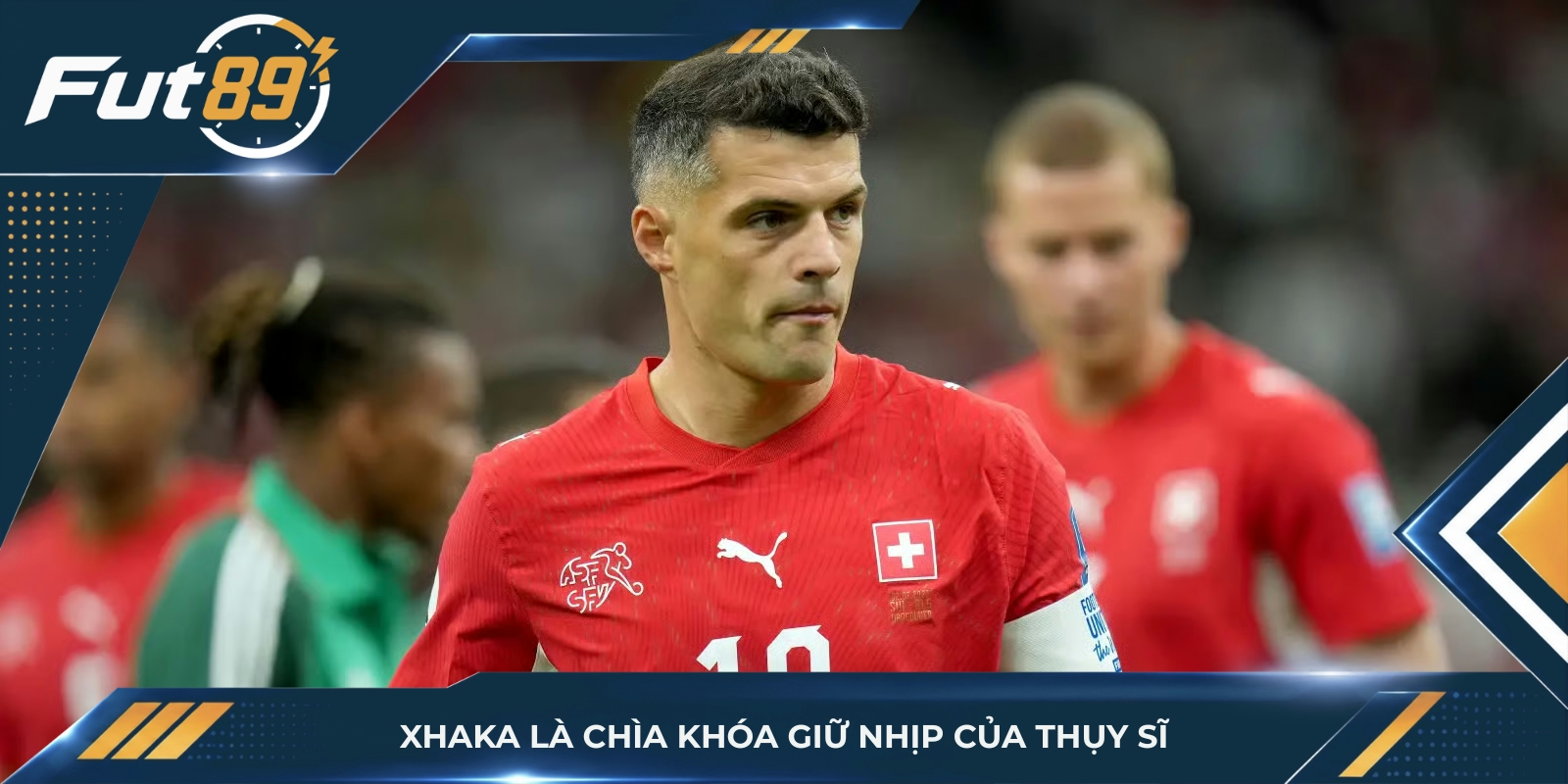 Xhaka là chìa khóa giữ nhịp của Thụy Sĩ