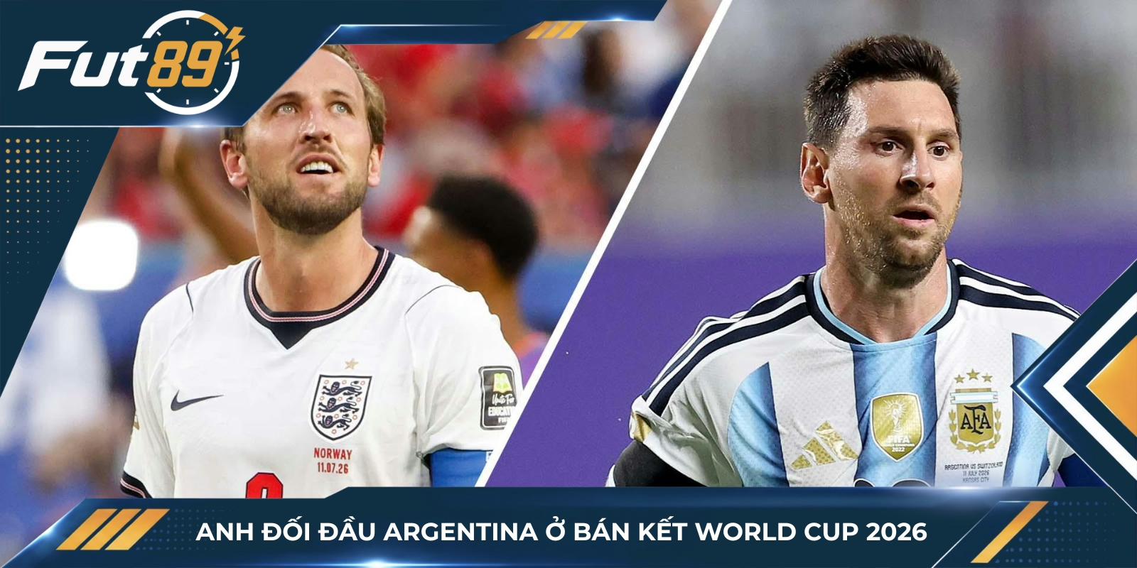 Anh đối đầu Argentina ở bán kết World Cup 2026