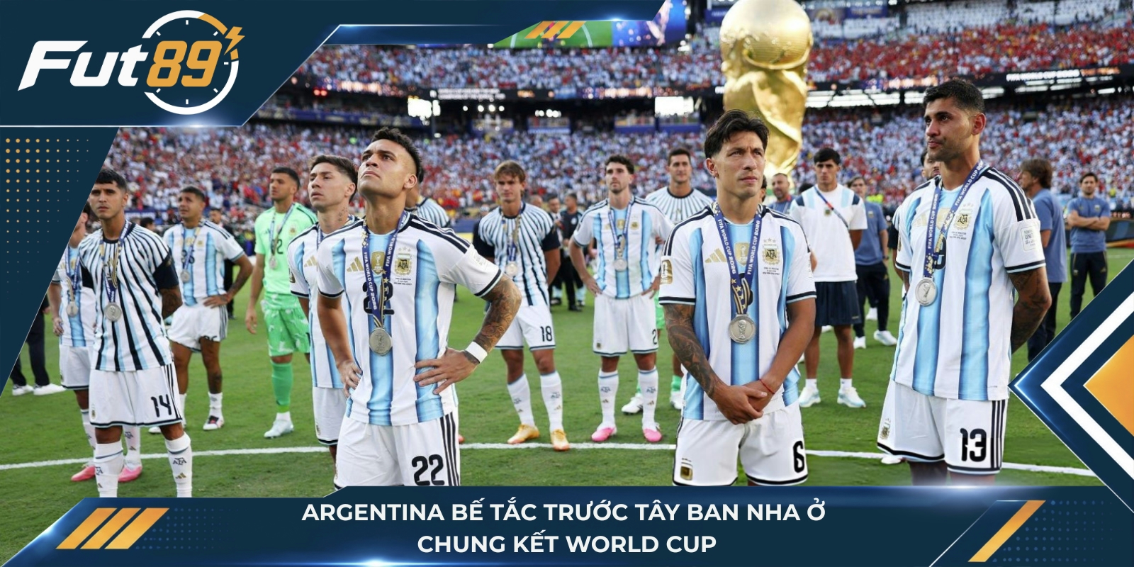 Argentina bế tắc trước Tây Ban Nha ở chung kết World Cup