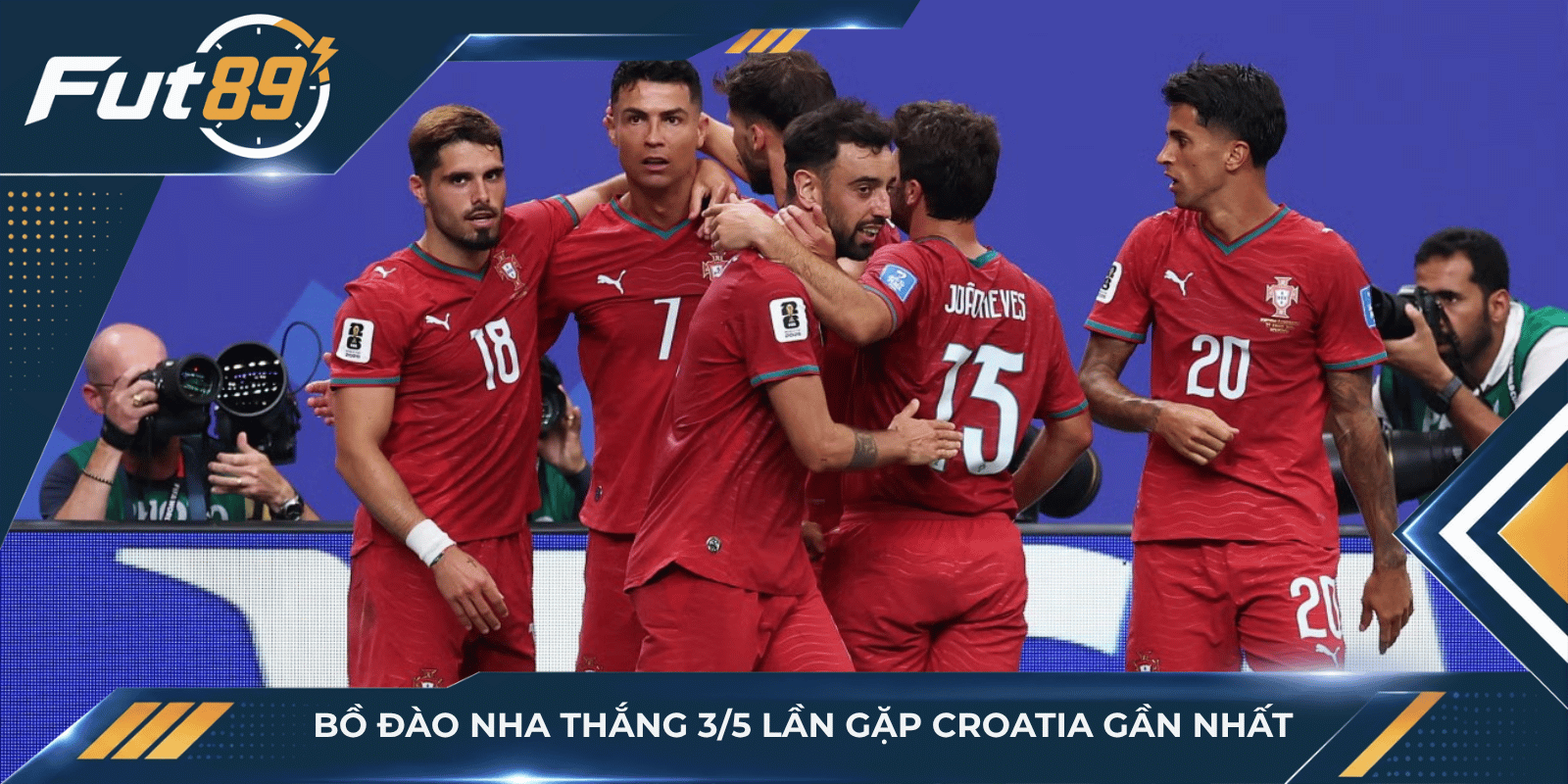 Bồ Đào Nha thắng 3/5 lần gặp Croatia gần nhất