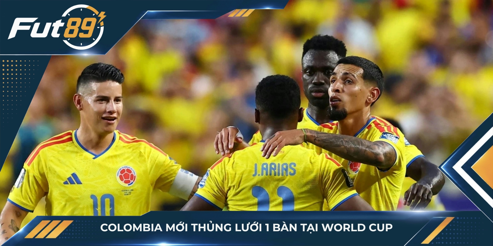 Colombia mới thủng lưới 1 bàn tại World Cup 2026