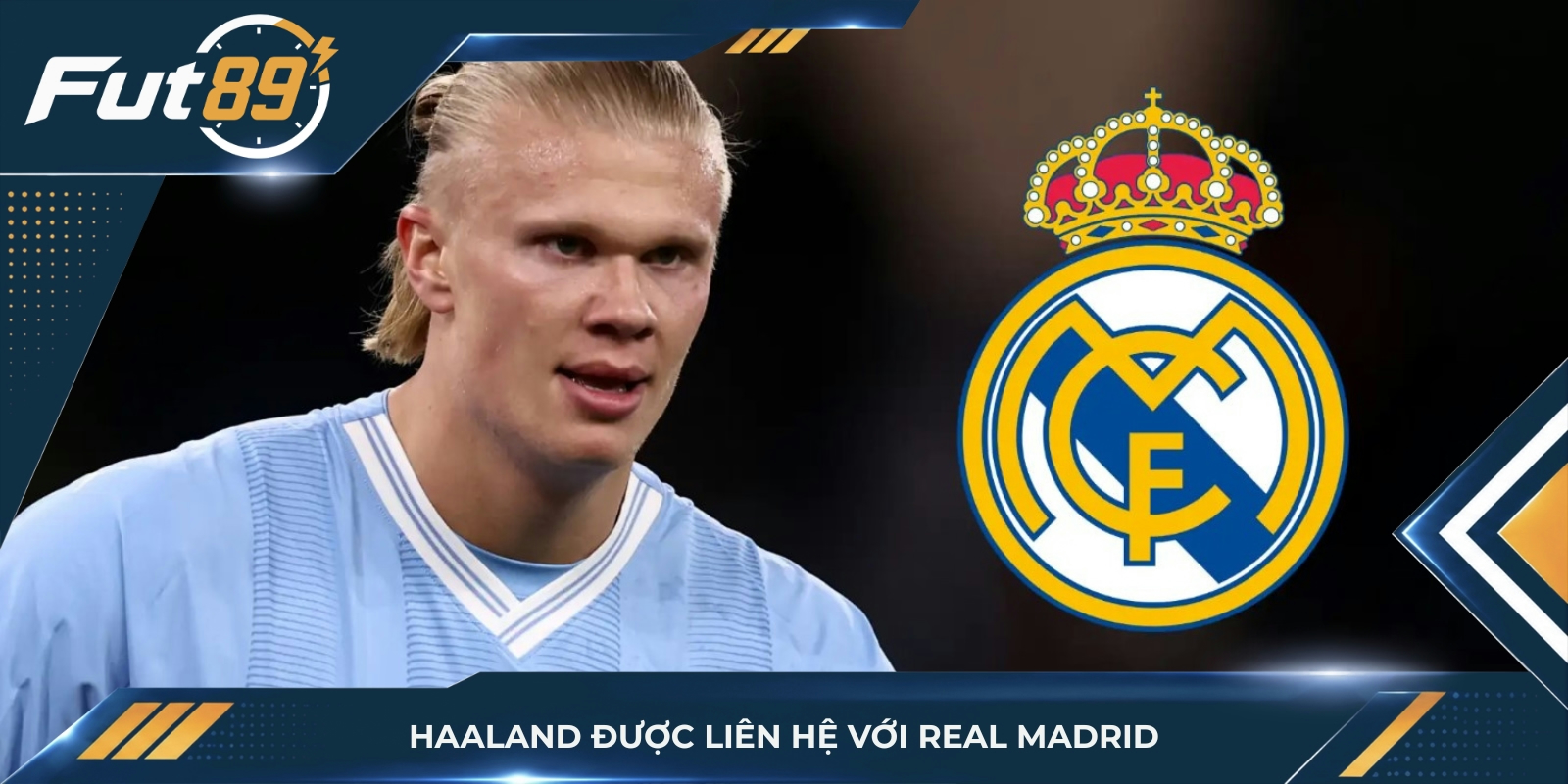 Haaland được liên hệ với Real Madrid