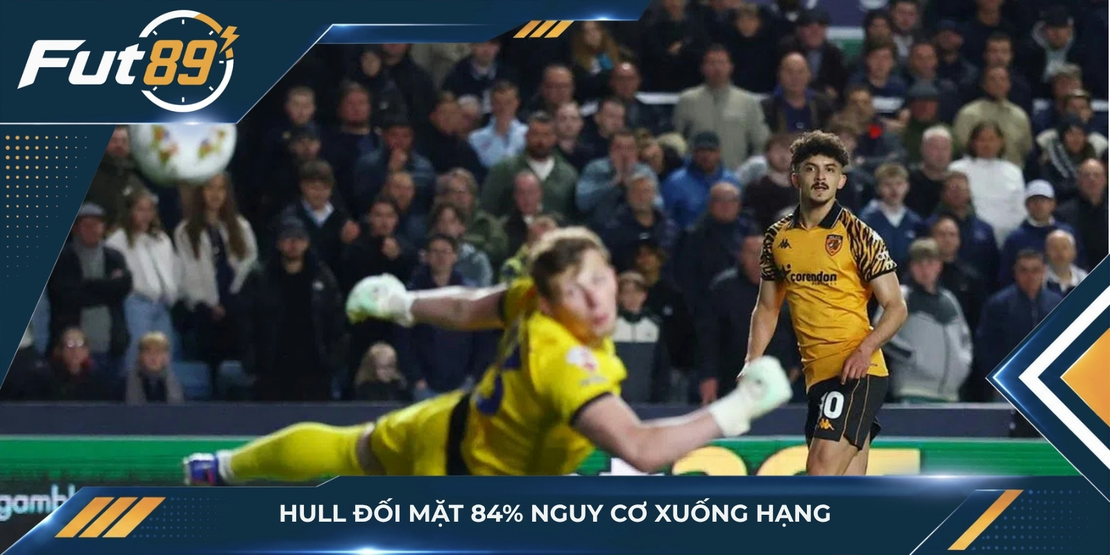 Hull đối mặt 84% nguy cơ xuống hạng