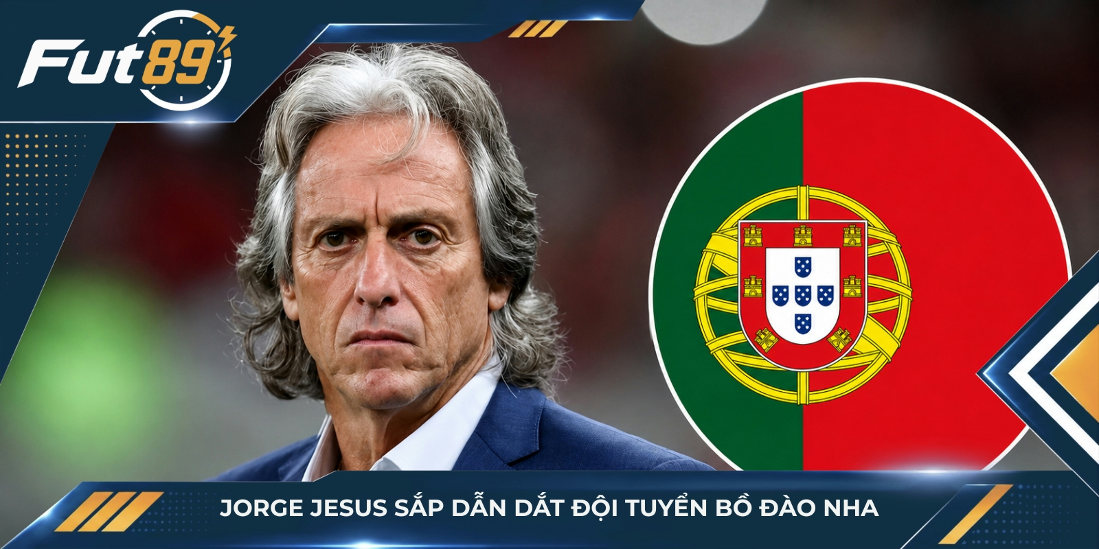Jorge Jesus sắp dẫn dắt đội tuyển Bồ Đào Nha