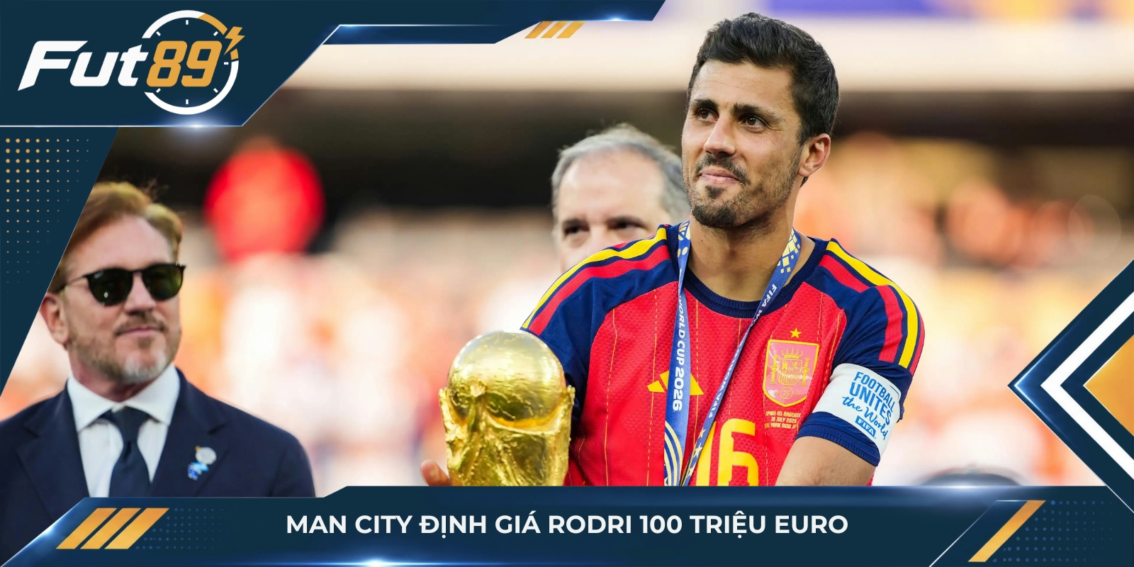Man City định giá Rodri 100 triệu euro