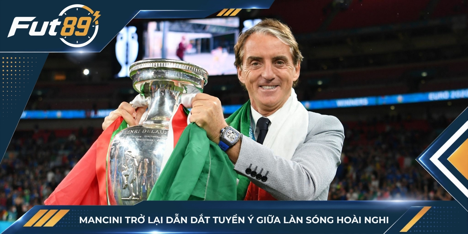 Mancini trở lại dẫn dắt tuyển Ý giữa làn sóng hoài nghi