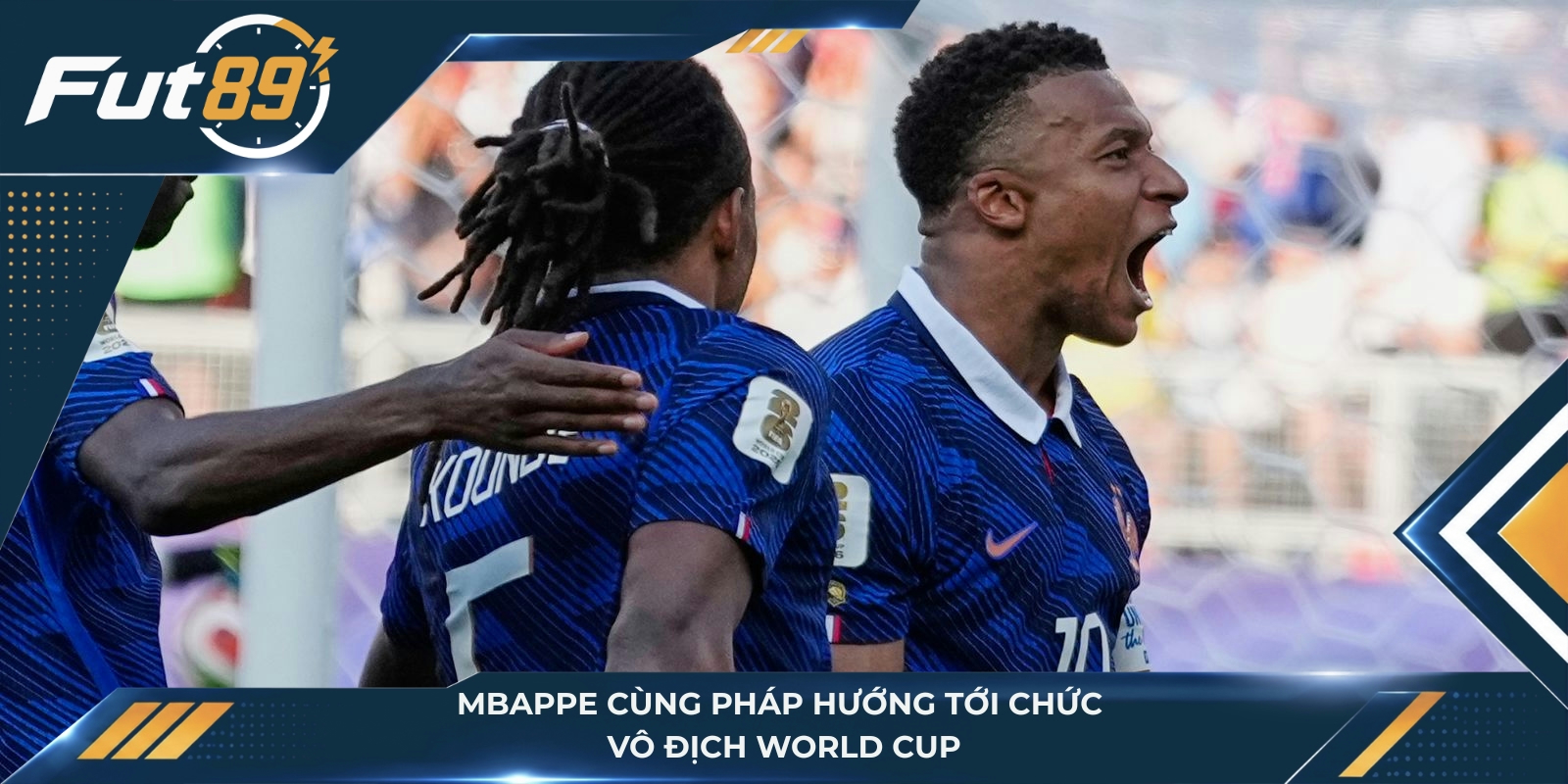 Mbappe cùng Pháp hướng tới chức vô địch World Cup