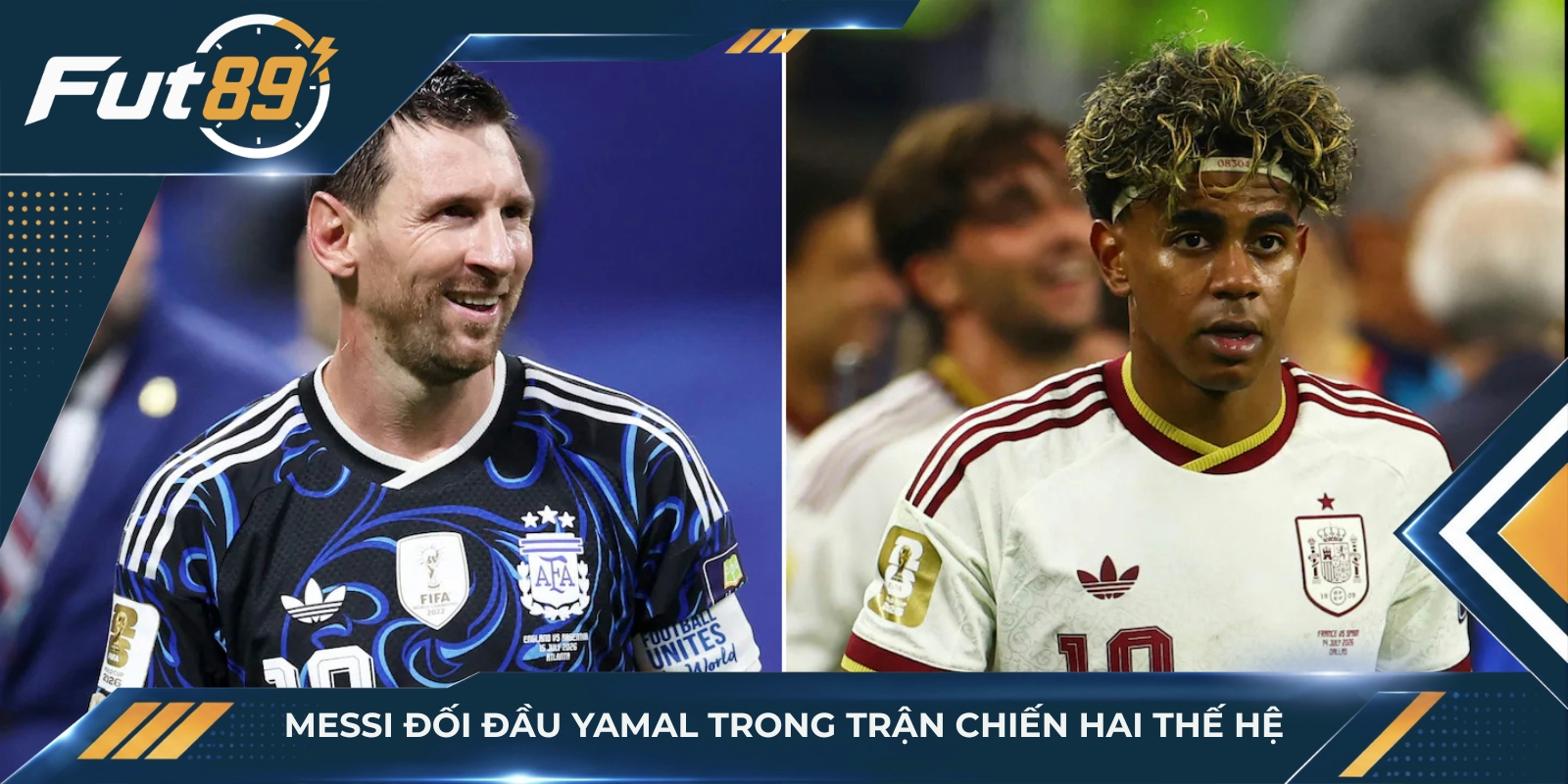 Messi đối đầu Yamal trong trận chiến hai thế hệ