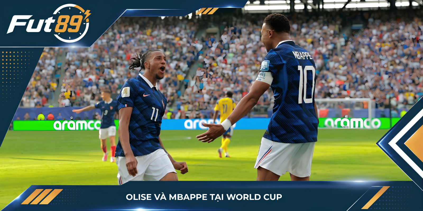Olise và Mbappe tại World Cup