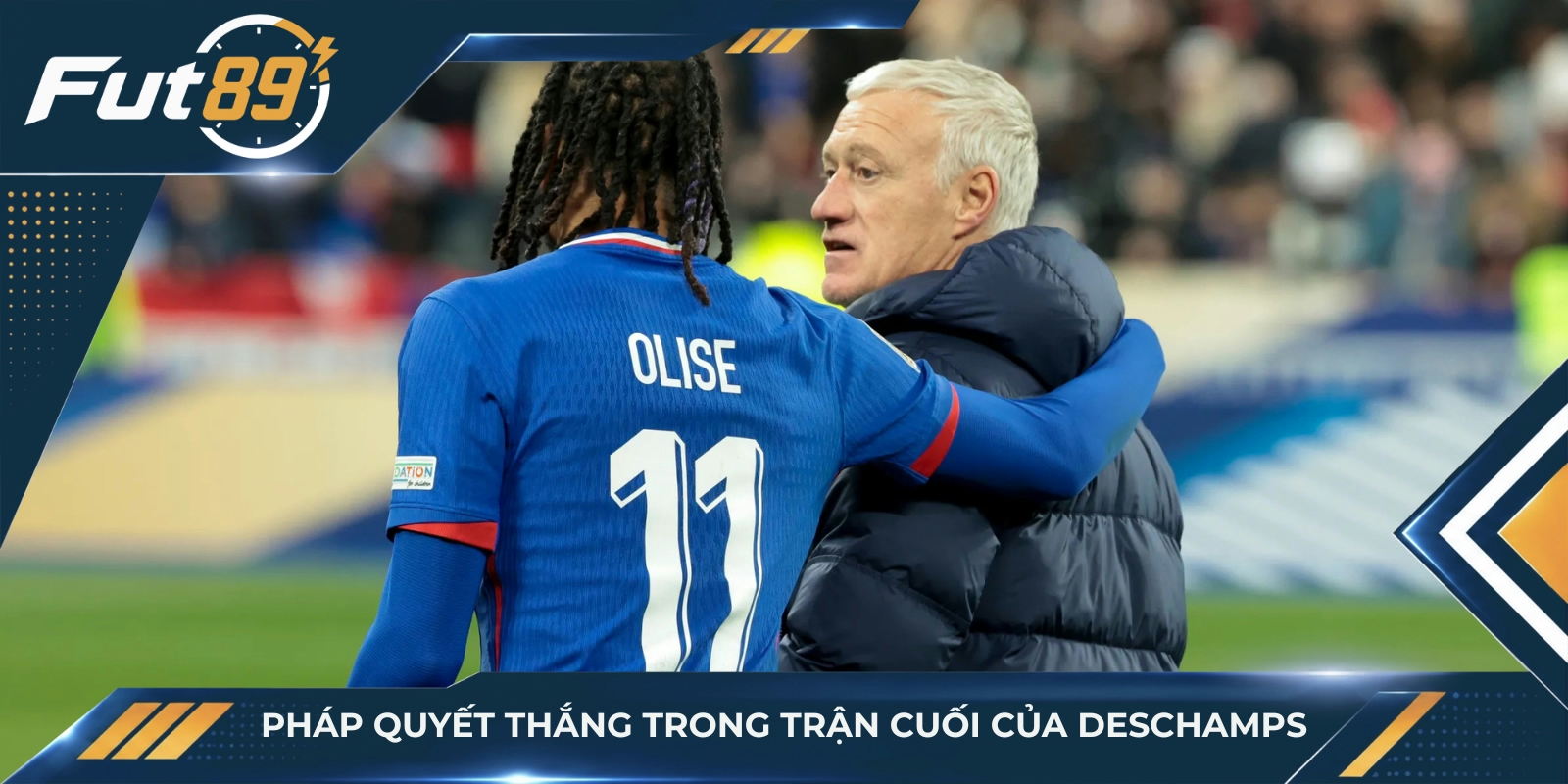 Pháp quyết thắng trong trận cuối của Deschamps