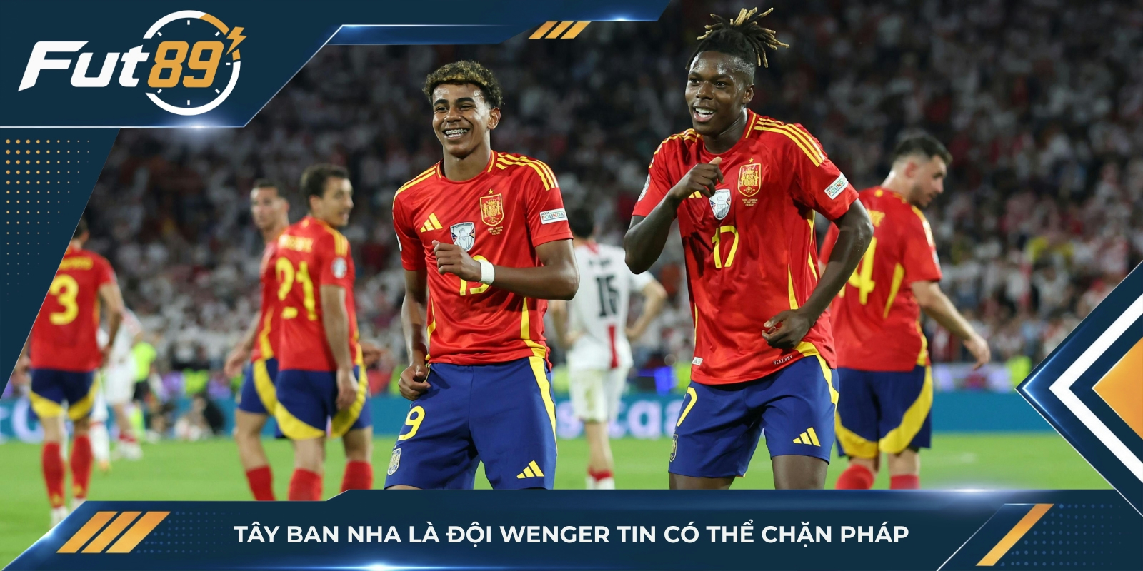 Tây Ban Nha là đội Wenger tin có thể chặn Pháp
