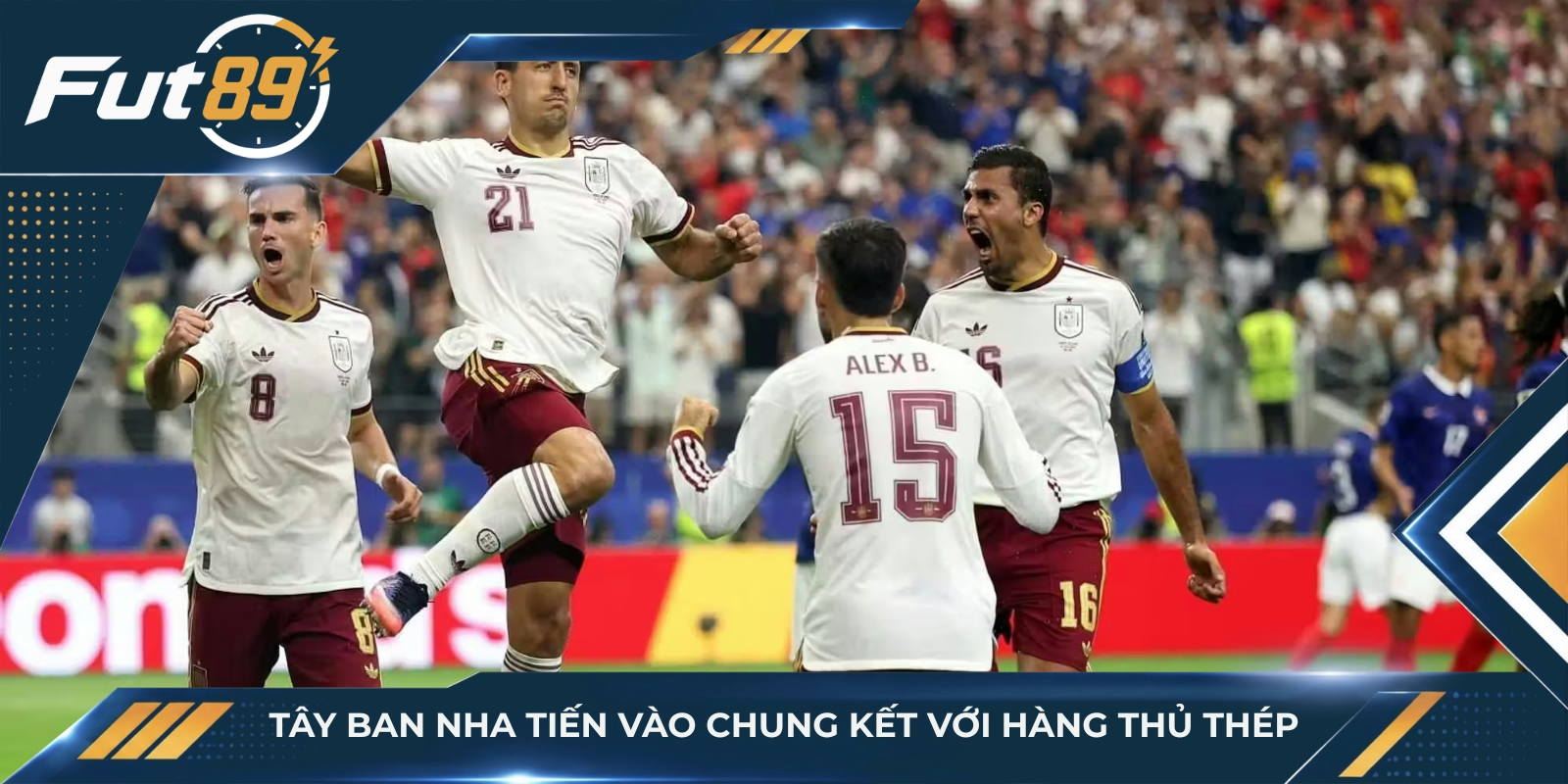 Tây Ban Nha tiến vào chung kết với hàng thủ thép