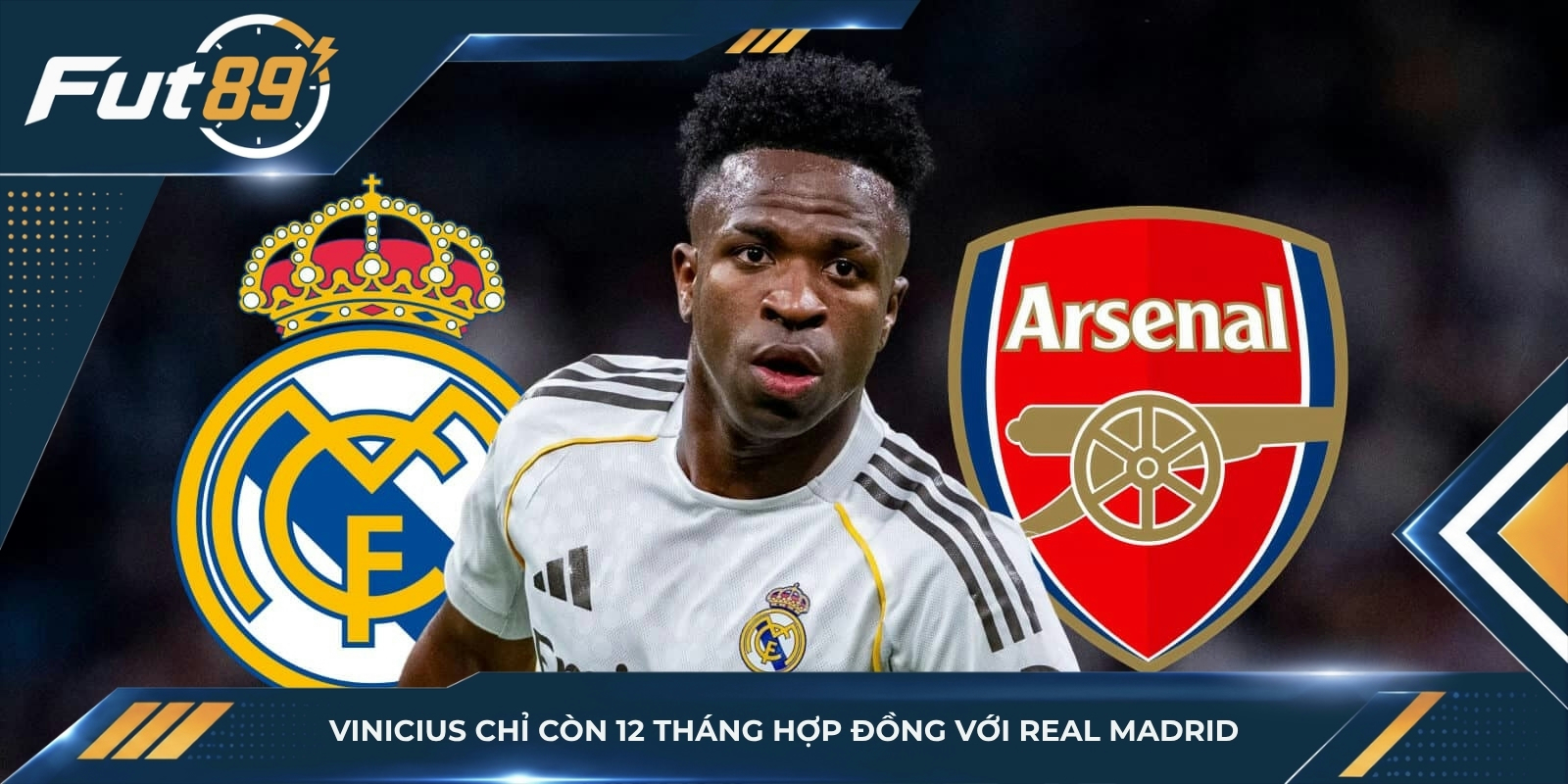 Vinicius chỉ còn 12 tháng hợp đồng với Real Madrid