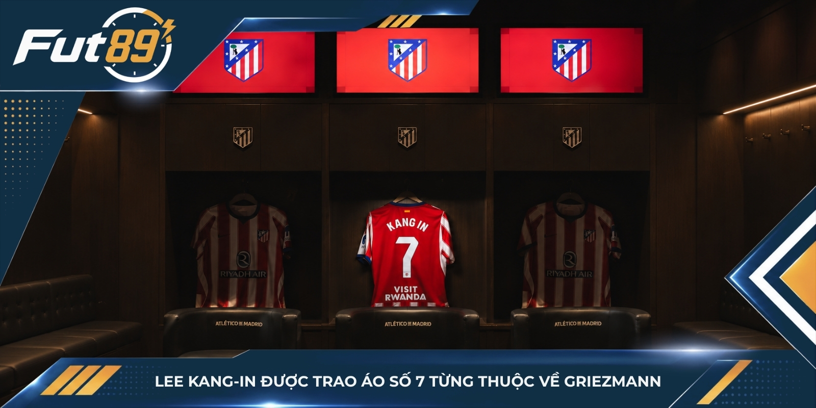 Lee Kang-in được trao áo số 7 từng thuộc về Griezmann