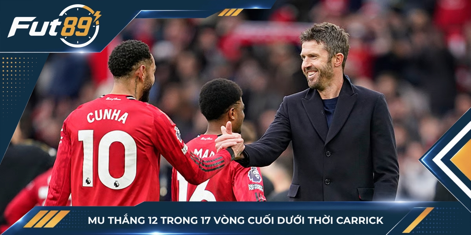 MU thắng 12 trong 17 vòng cuối dưới thời Michael Carrick