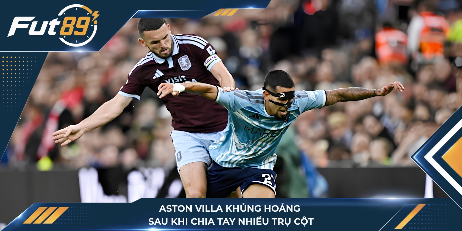 Aston Villa khủng hoảng sau khi chia tay nhiều trụ cột