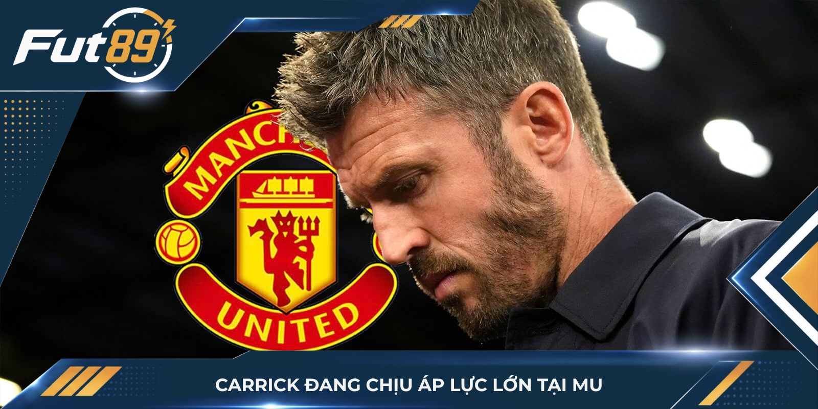 Carrick đang chịu áp lực lớn tại MU