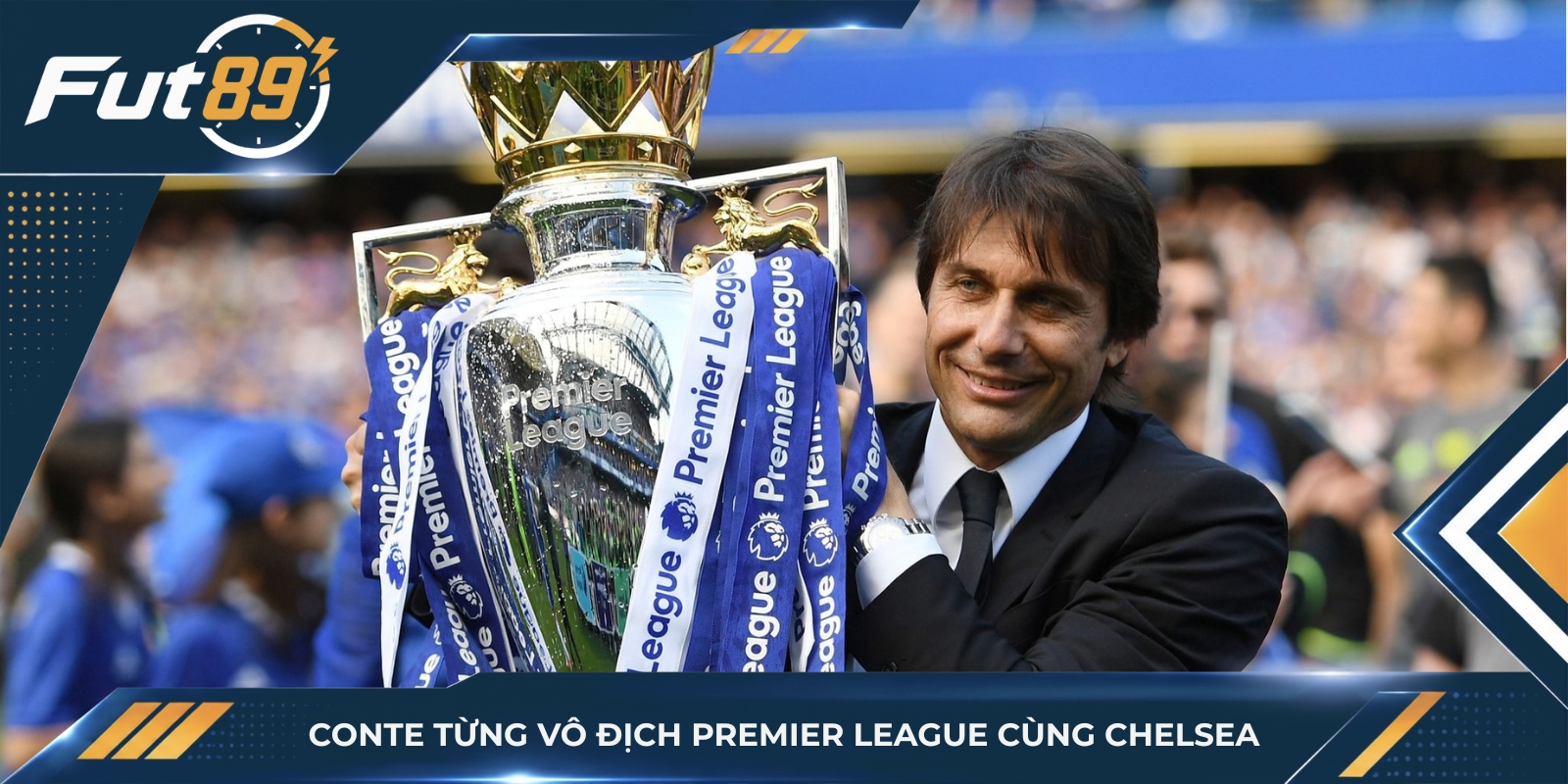 Conte từng vô địch Premier League cùng Chelsea