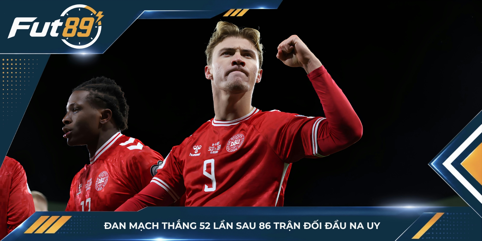 Đan Mạch thắng 52 lần sau 86 trận đối đầu Na Uy