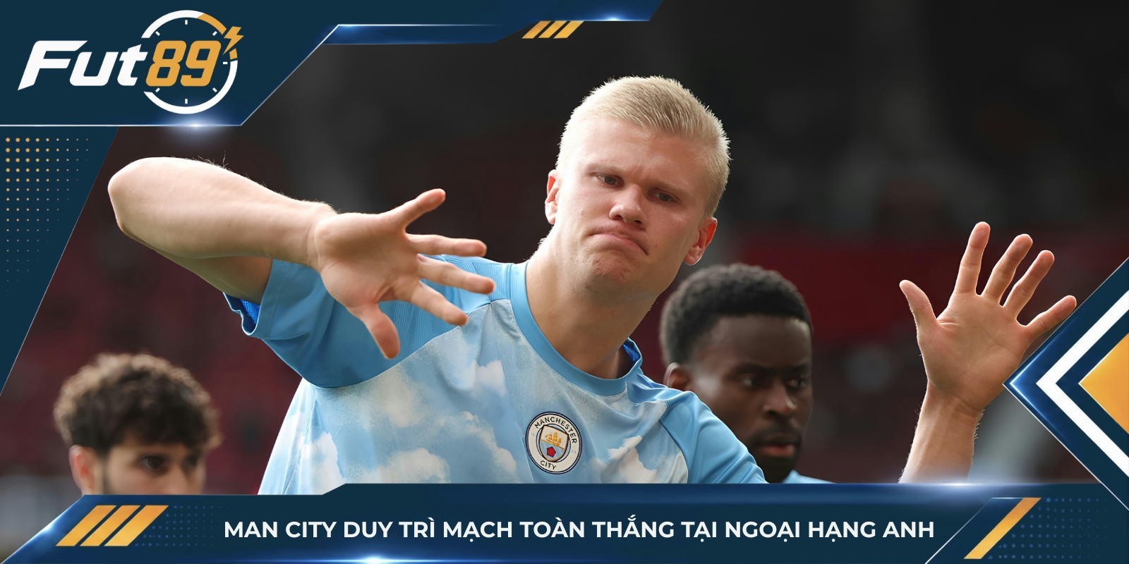 Man City duy trì mạch toàn thắng tại Ngoại hạng Anh